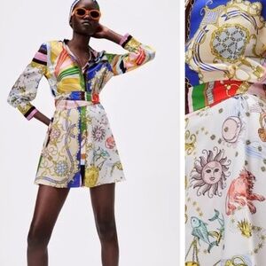 NWT - PRINTED MINI DRESS
